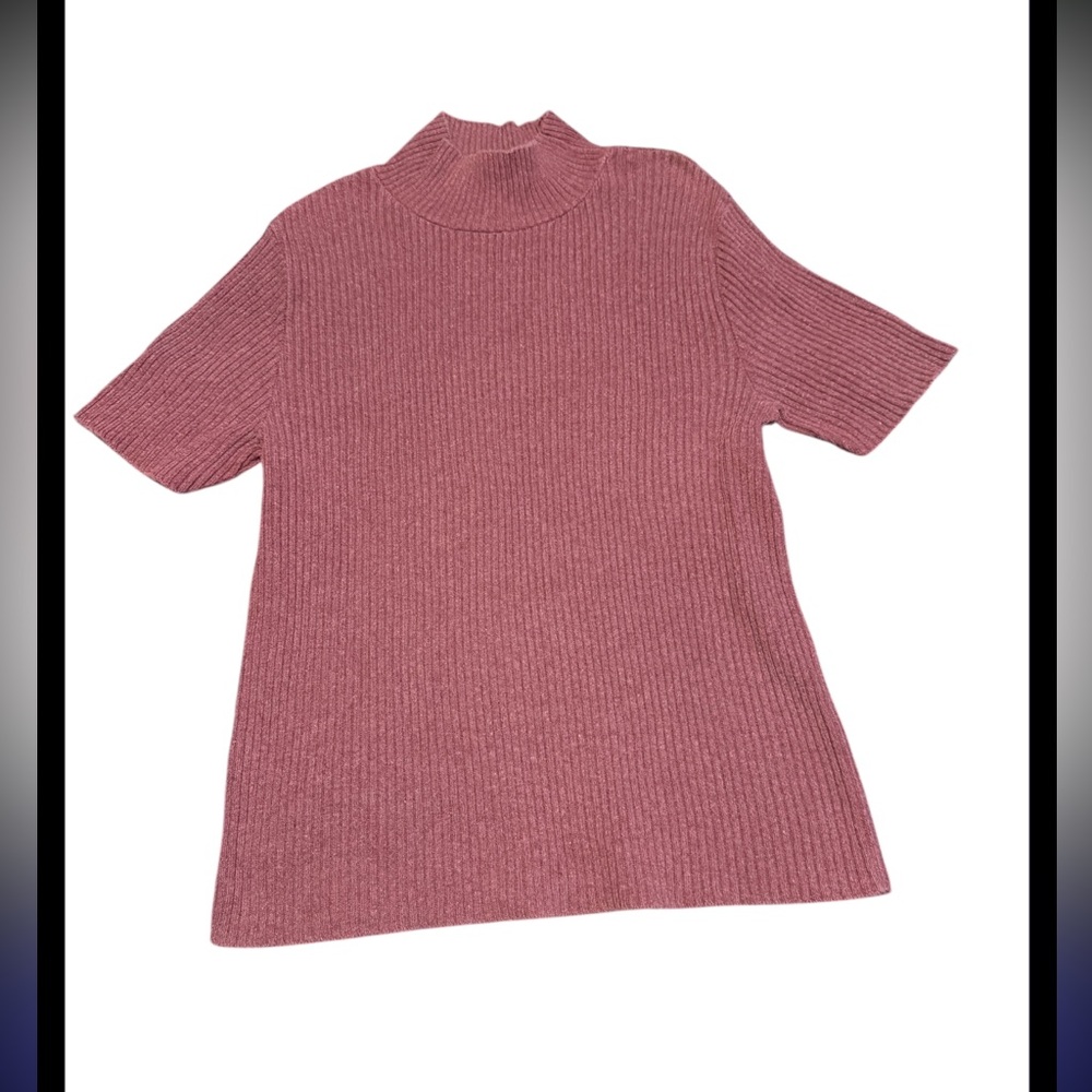 Beldoch Popper Women's Vintage Plum Turtleneck Sweater Size Medium